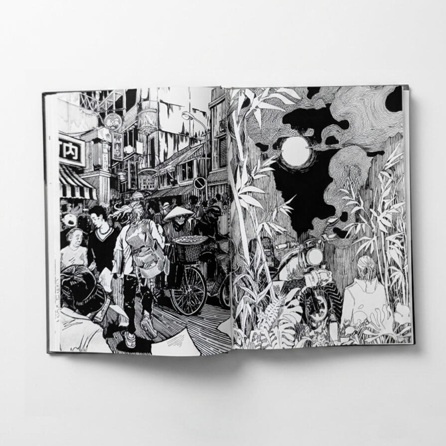 Page from an artbook Page from an artbook
