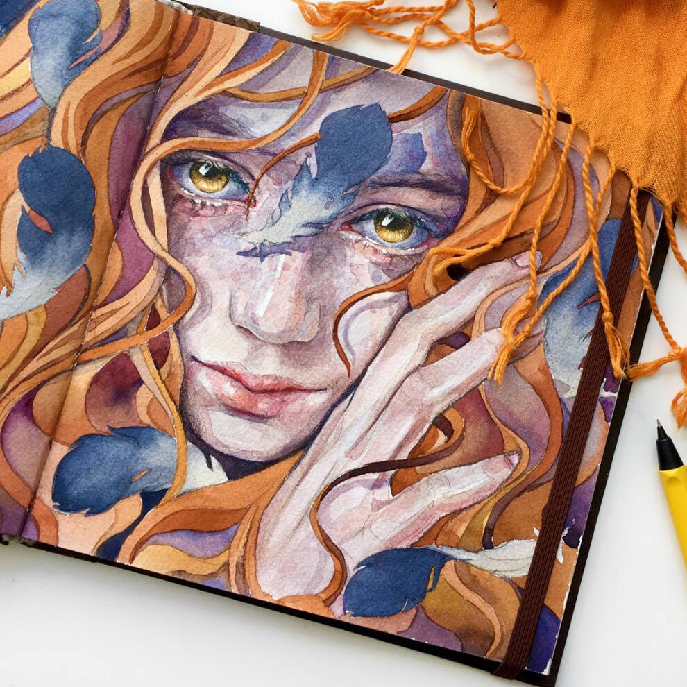 Watercolor A4 from 245$/20000₽